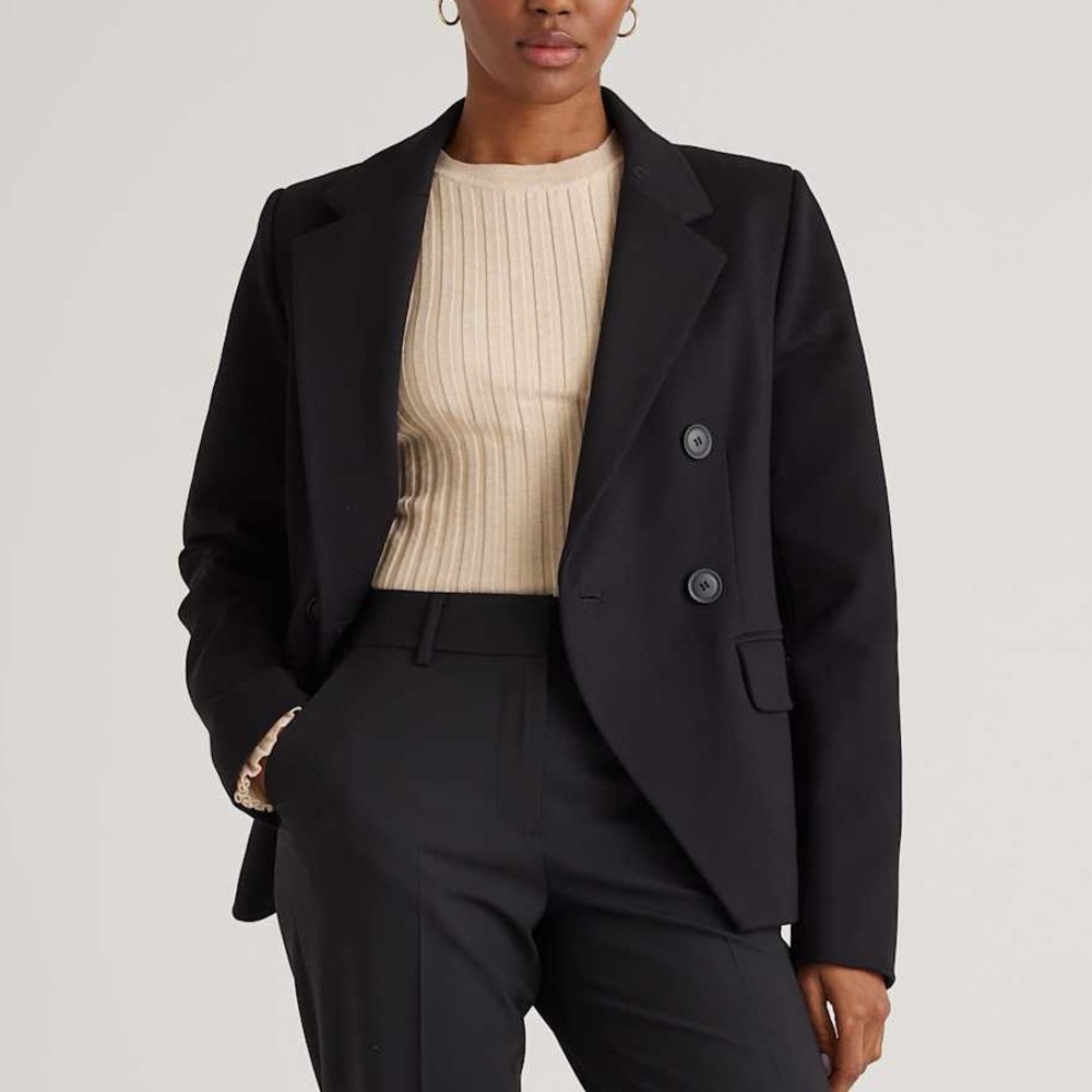 Vintage Black wool Women's Blazer